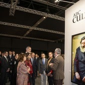 Los Reyes, en el homenaje a Pierre Gonnord de ABC Cultural en ARCO
