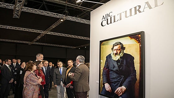 Los Reyes, en el homenaje a Pierre Gonnord de ABC Cultural en ARCO