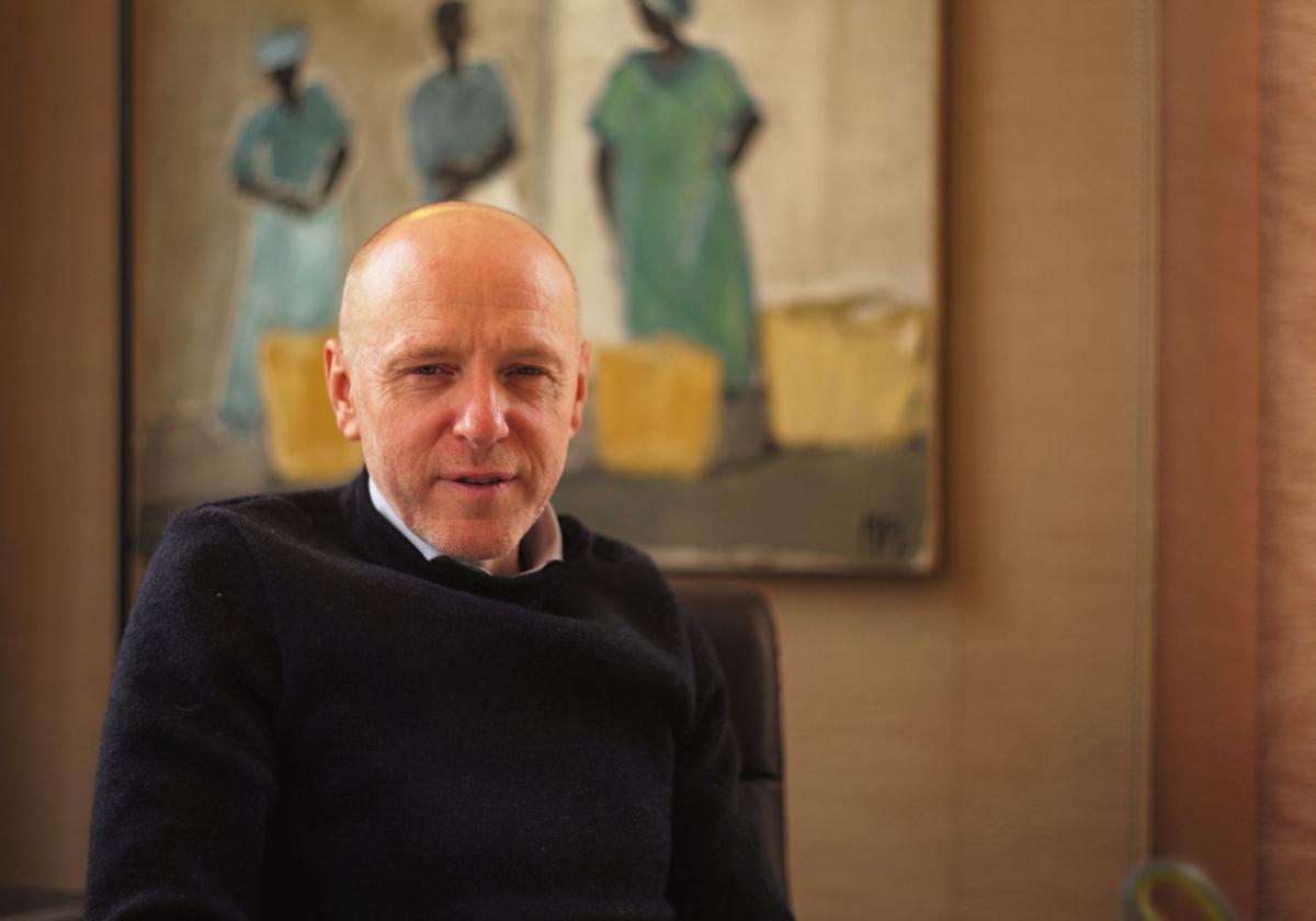 El escritor Philippe Collin