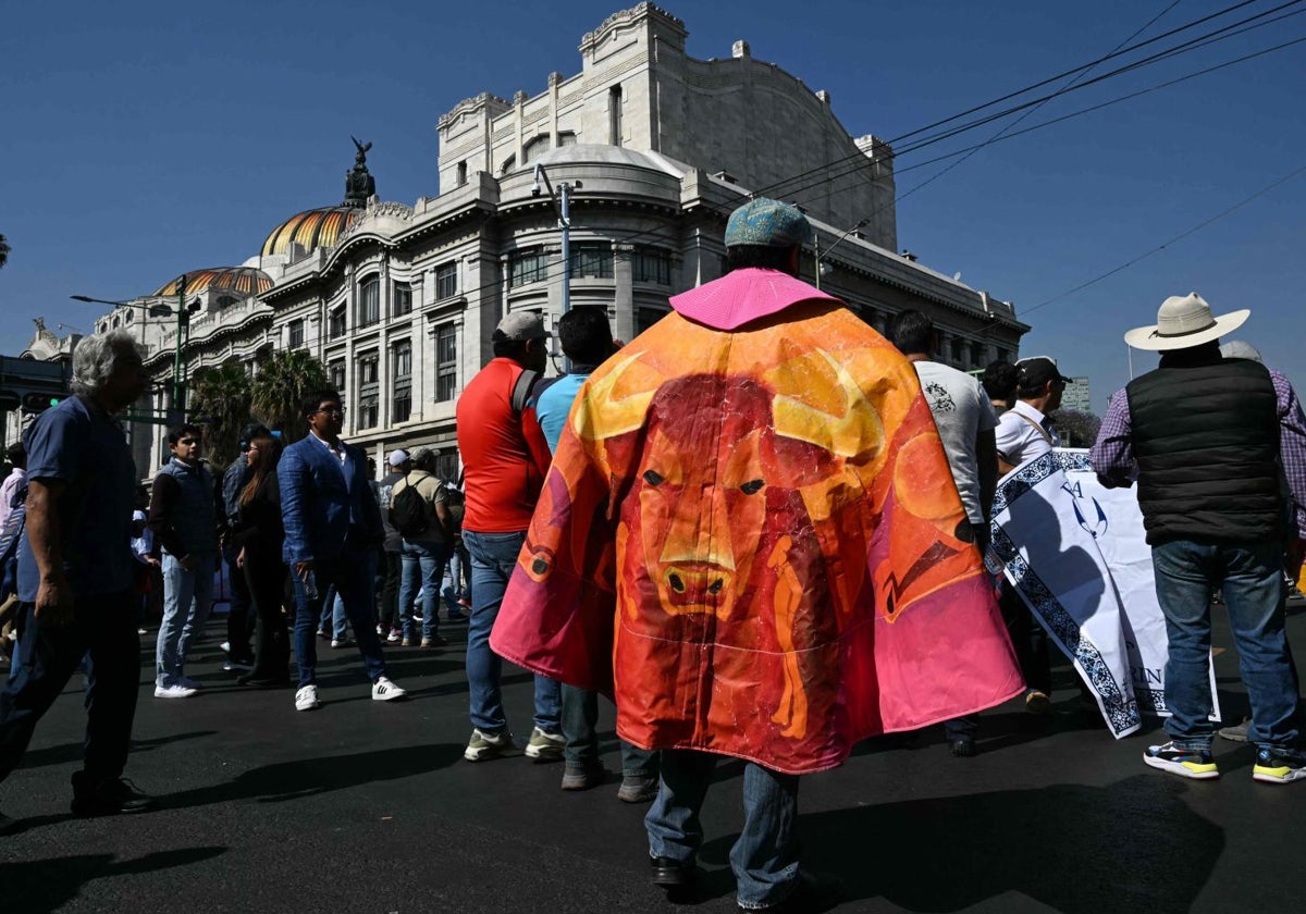 Protestas contra la prohibición de las corridas en México