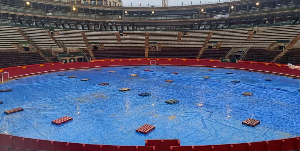 Valencia, en alerta amarilla: suspendida la corrida de Fallas por la lluvia en vísperas de la llegada del Rey a la plaza