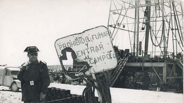 Imagen después - Cuando se buscaba petróleo y no tierras raras: el día que Burgos fue nuestro Texas del oro negro