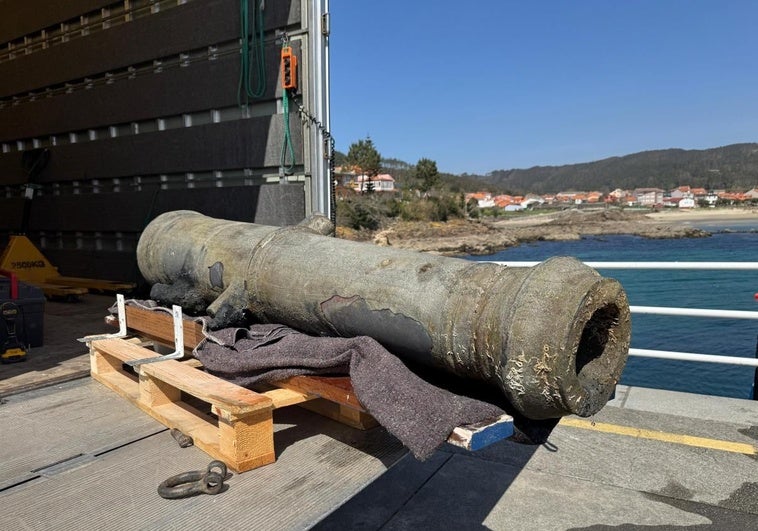 «Hay más cañones y piezas del siglo XVI del galeón Santa María de la Anunciada en riesgo de expolio en Galicia»