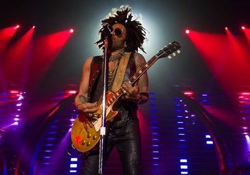 La cadera, la rueda de Lenny Kravitz para que Madrid le aclame