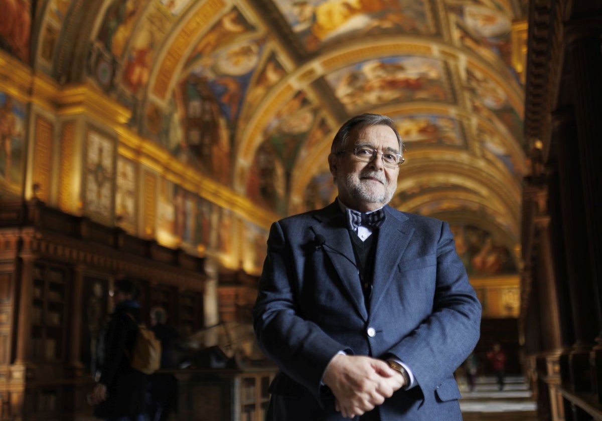 José Calvo Poyato, en San Lorenzo de El Escorial
