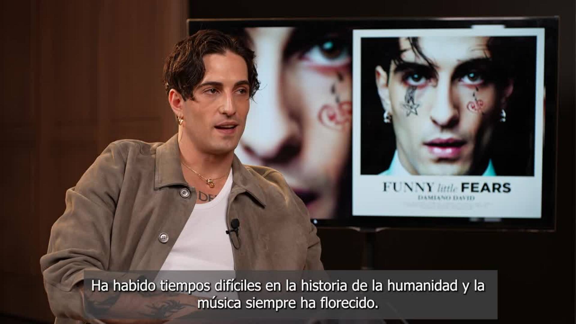 Damiano David (Maneskin) sobre Trump: &quot;Ha habido tiempos más duros en la historia&quot;