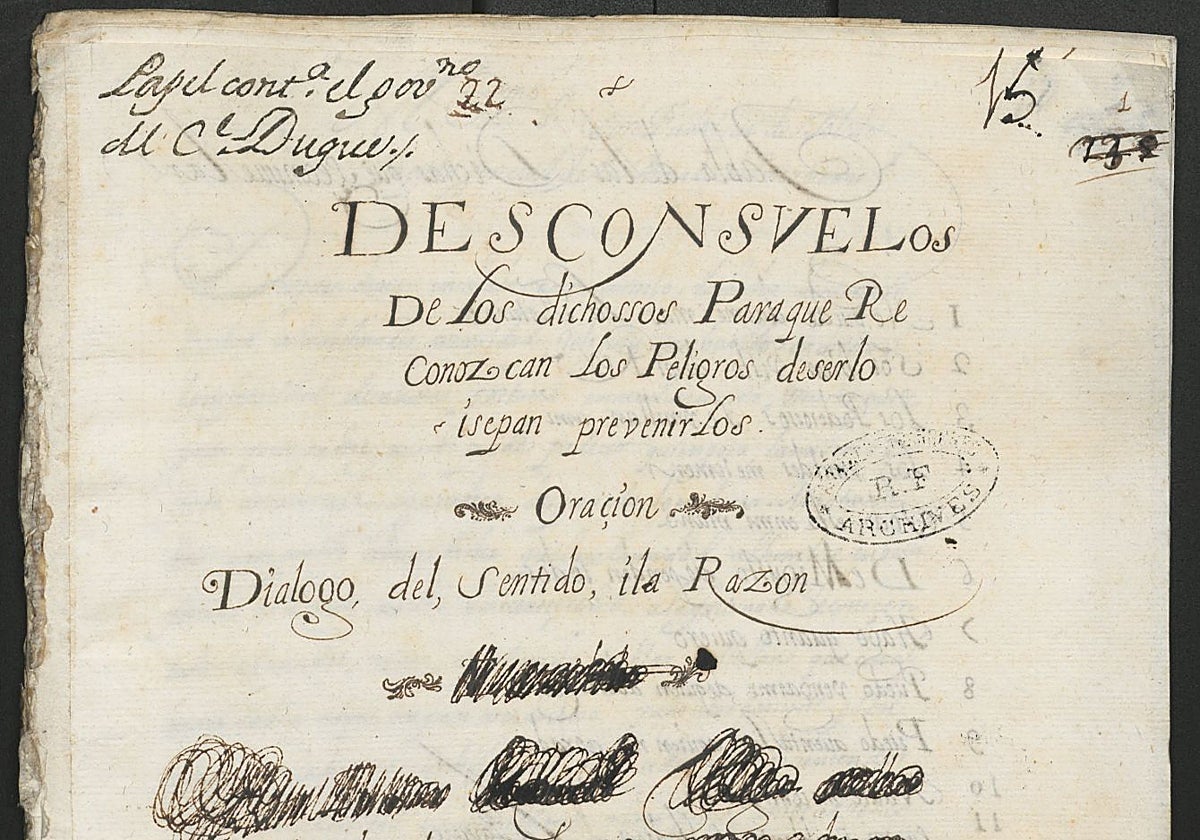 Hallan un inédito furioso de Quevedo contra el abuso de poder del conde-duque de Olivares