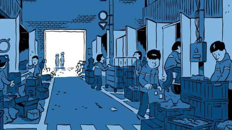 Viñeta de 'Trabajar y vivir'
