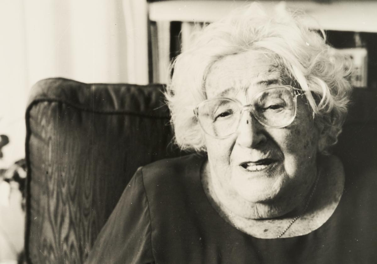 Rosa Chacel, autora de la novela 'Barrio de Maravillas'