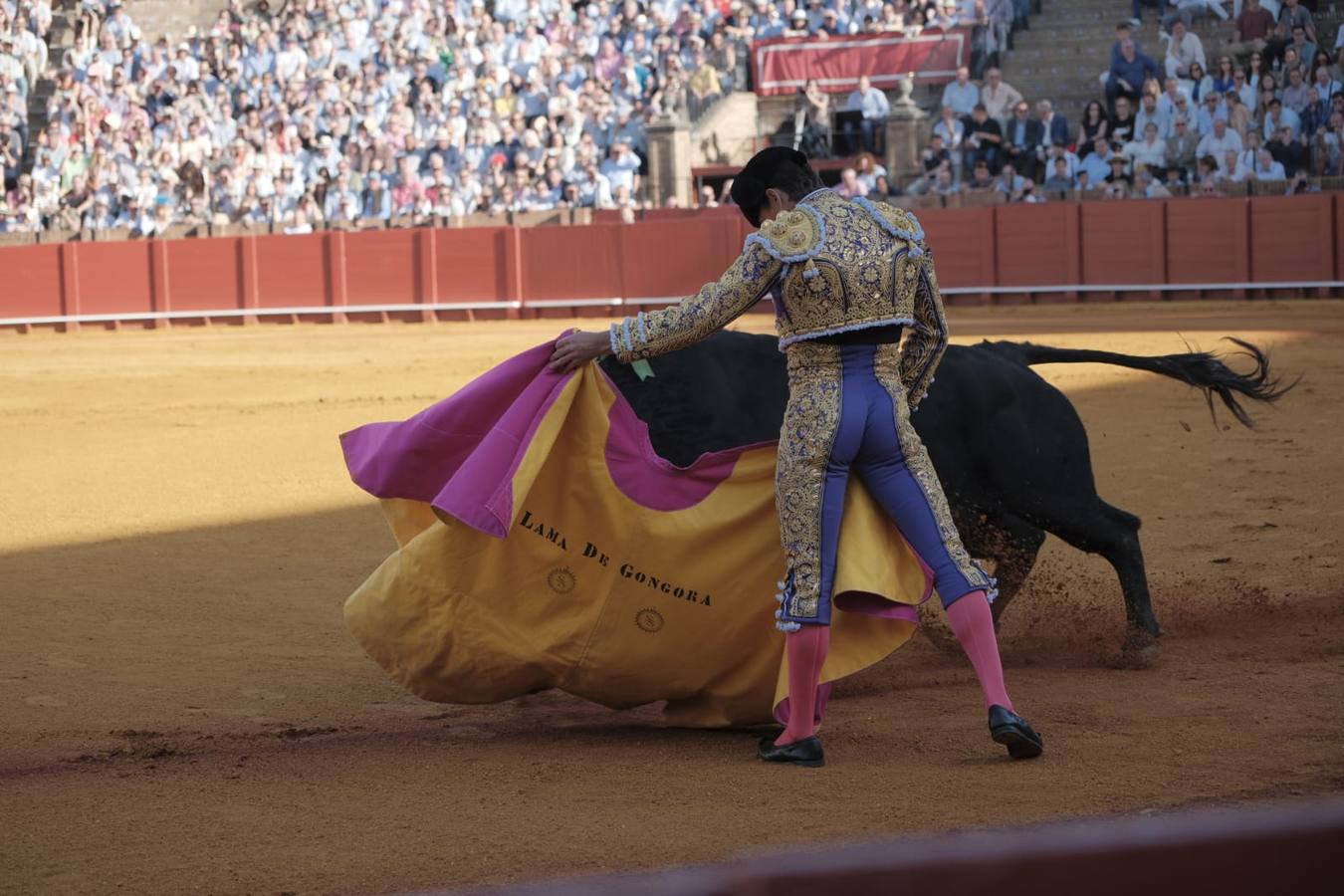 Lama de Góngora, con el primero de la tarde
