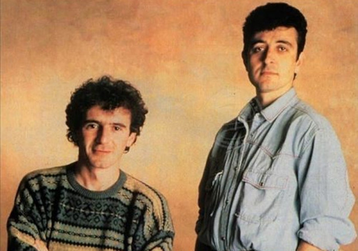 Quimi Portet y Manolo García, líderes de El Último de la Fila, en una imagen de archivo