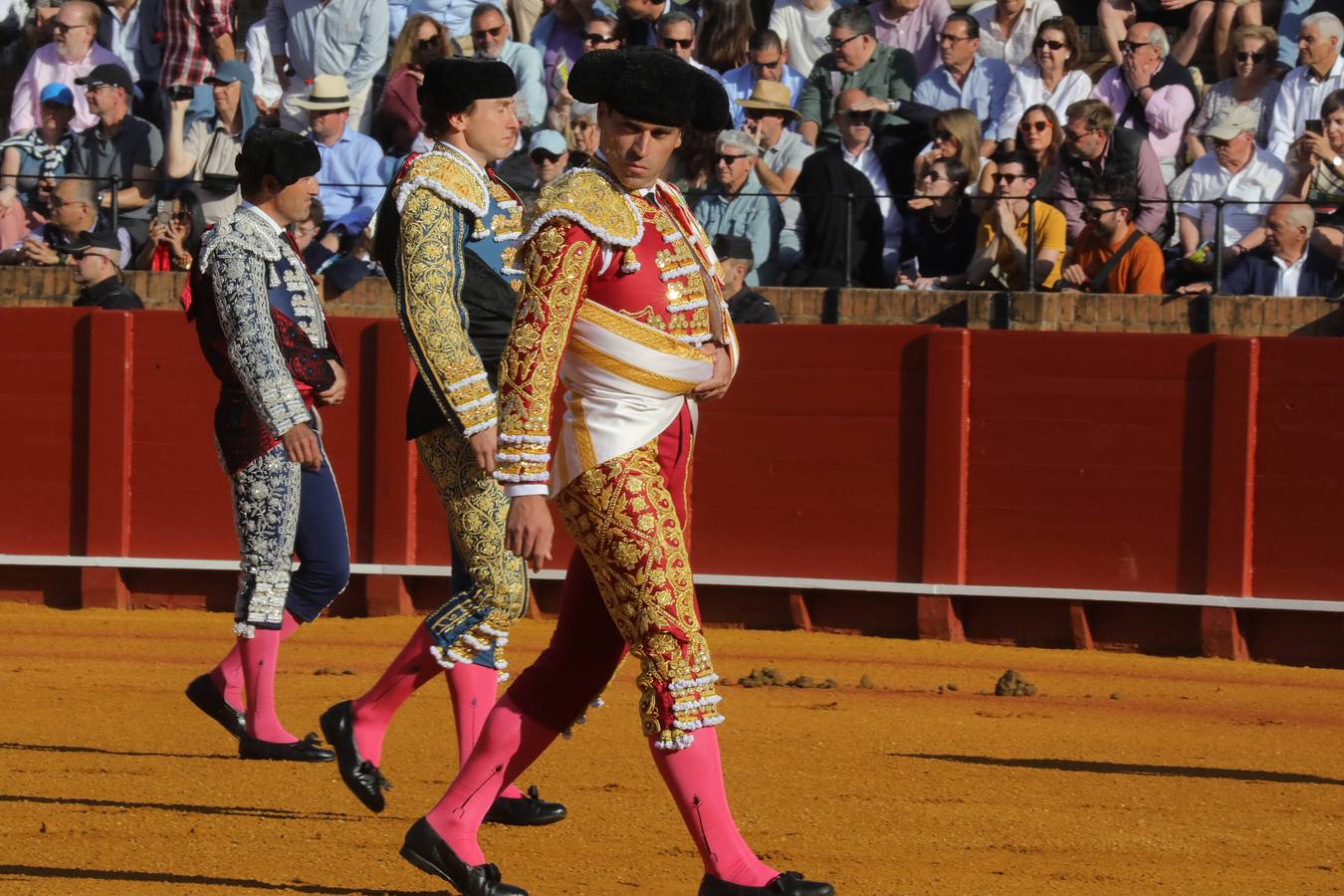 Imagen de la corrida de este martes en la plaza de toros de la Maestranza