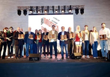 Los premiados en el I Salón de la Fama de la Música Hispana