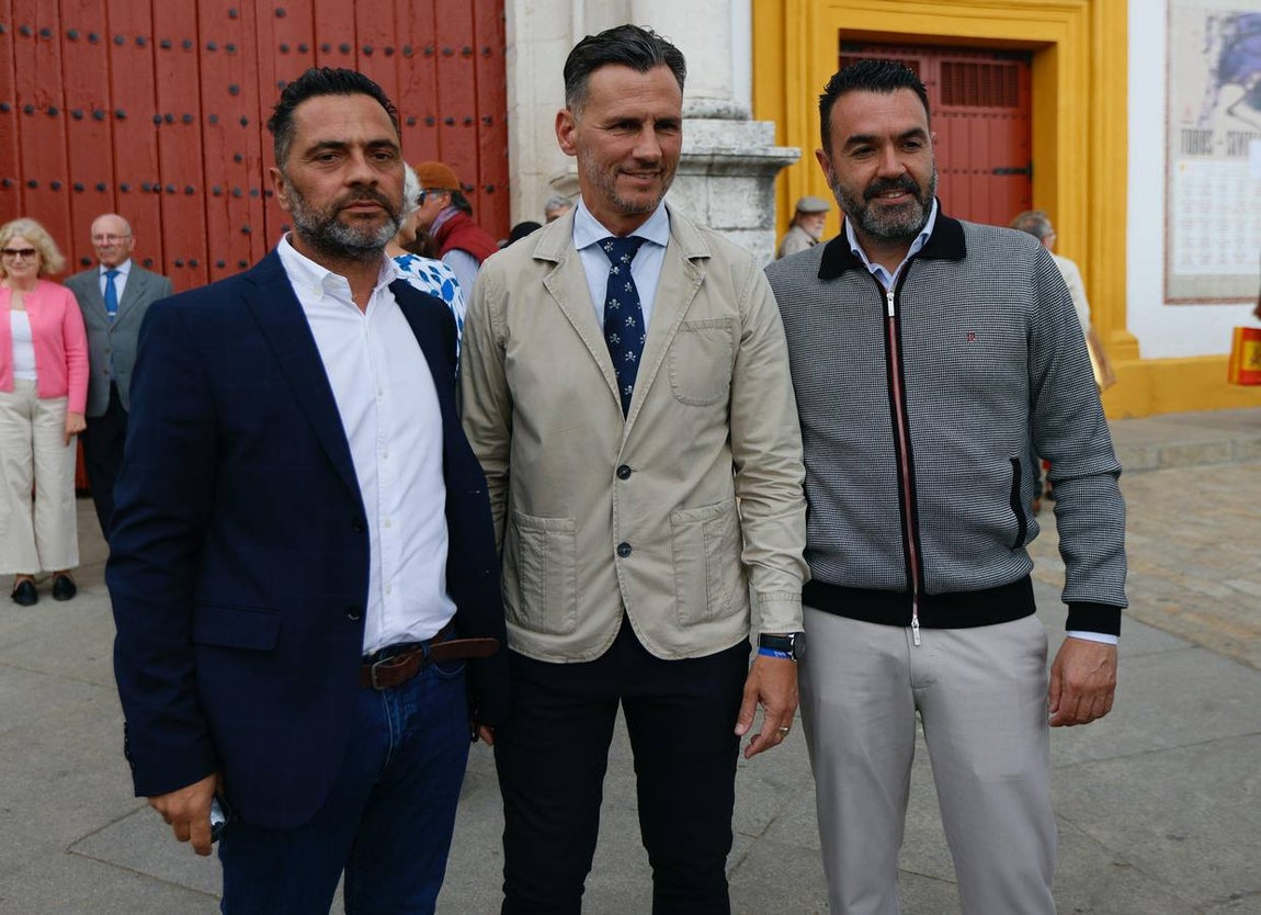 Jorge Flores, Jesús Capitán y Enrique Buitrago