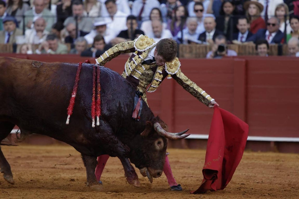 Borja Jiménez, con su primer astado