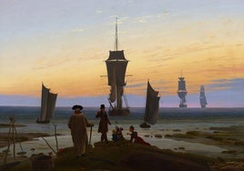 Caspar David Friedrich, de espaldas
