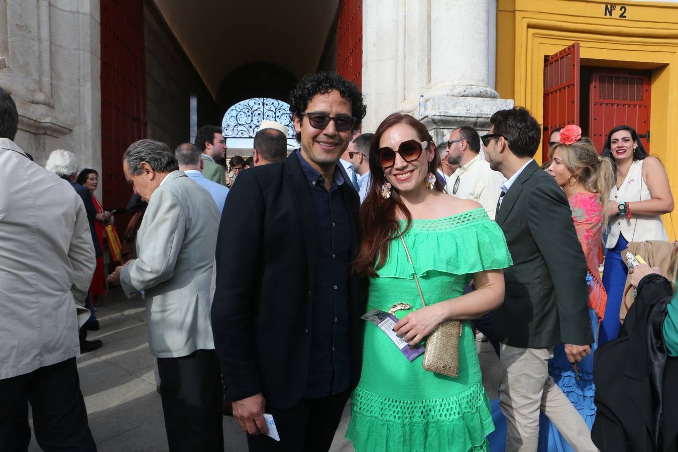 Marcos Peña, torero venezolano, y María Teresa Rivas