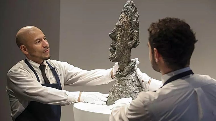 'Gran cabeza delgada', de Giacometti