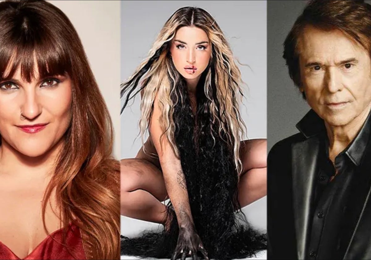 Rozalén, Lola Índigo y Raphael