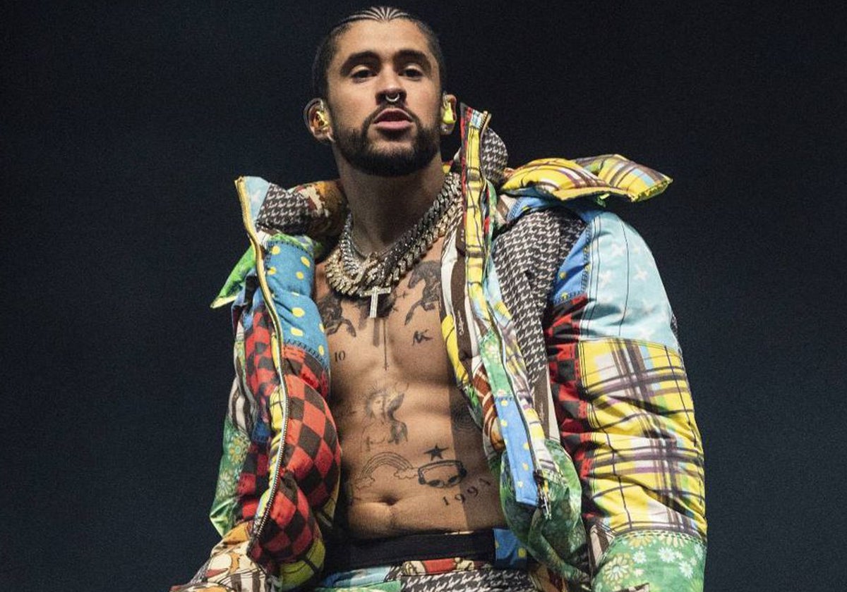 Actuación de Bad Bunny en Coachella en 2023