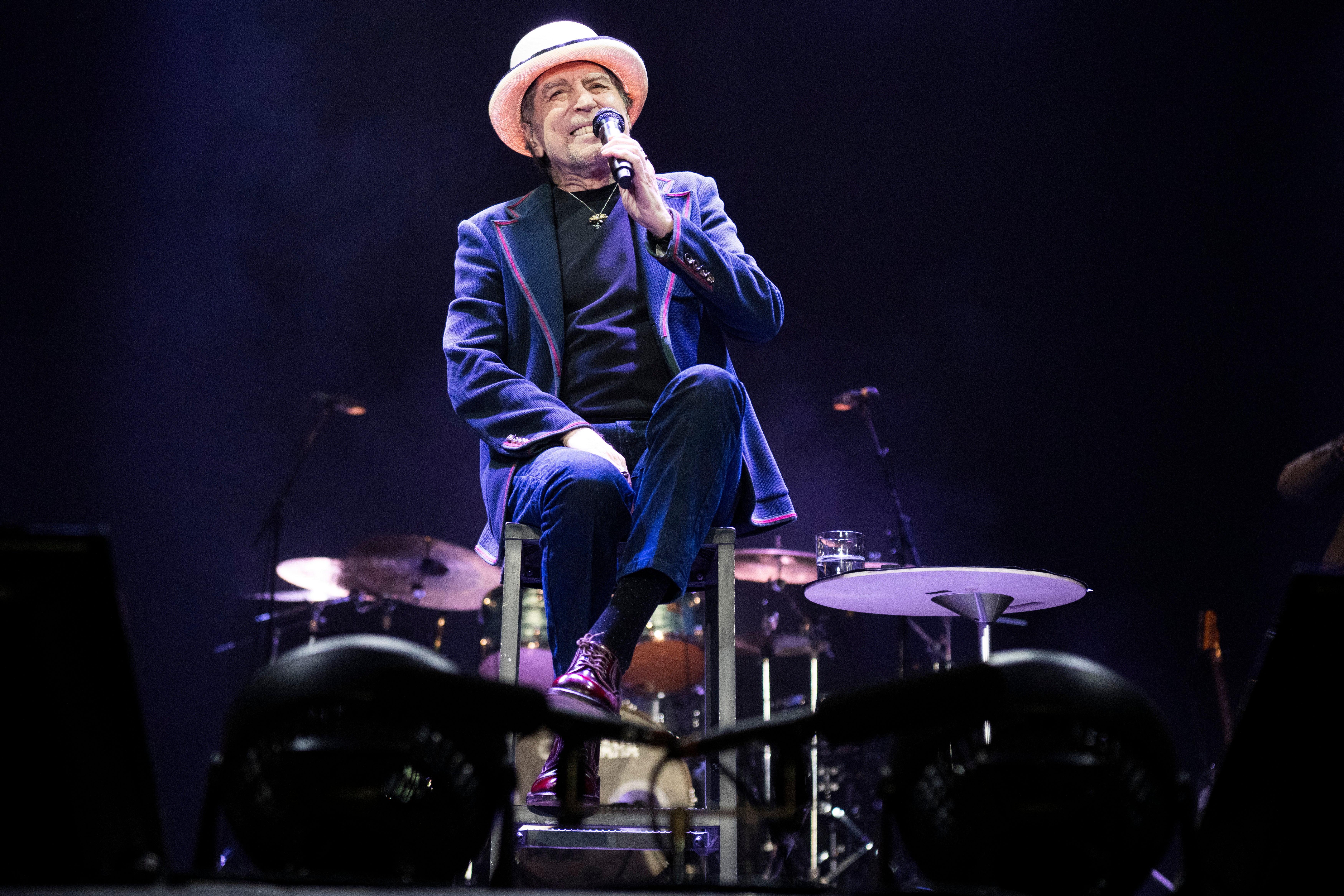 El maestro, durante el concierto