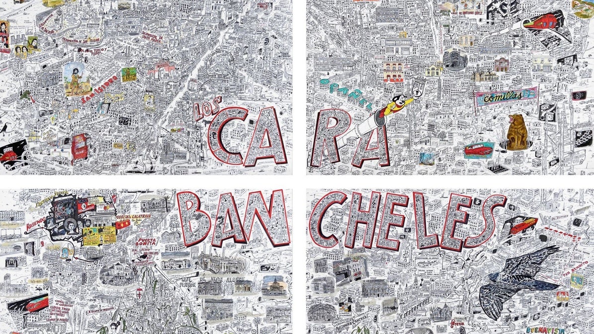 Detalle de 'Los Carabancheles', de Luis Pérez Calvo