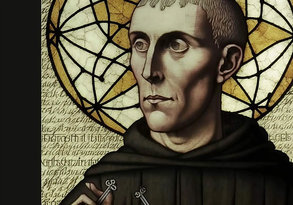 El fraile franciscano Guillermo de Ockham (1285-1347)