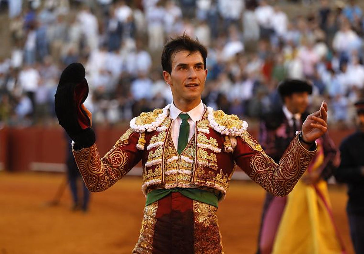Novillos de Julio de la Puerta para Samuel Navalon, plaza de toros de Sevilla