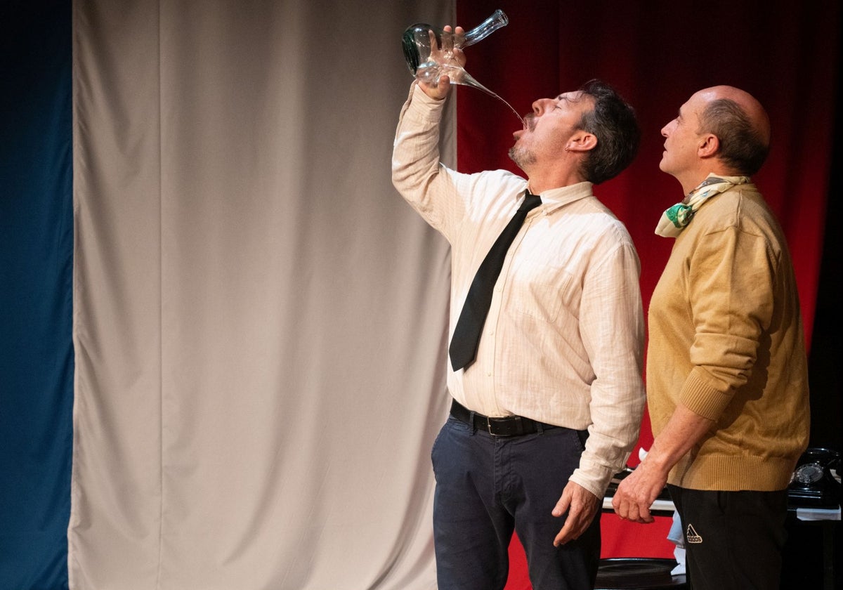 Antonio Molero y Pepe Viyuela, en una escena de la obra