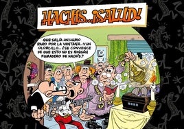 Ibáñez vuelve dos años después de su muerte con un inédito de Mortadelo y Filemón sobre el narcotráfico