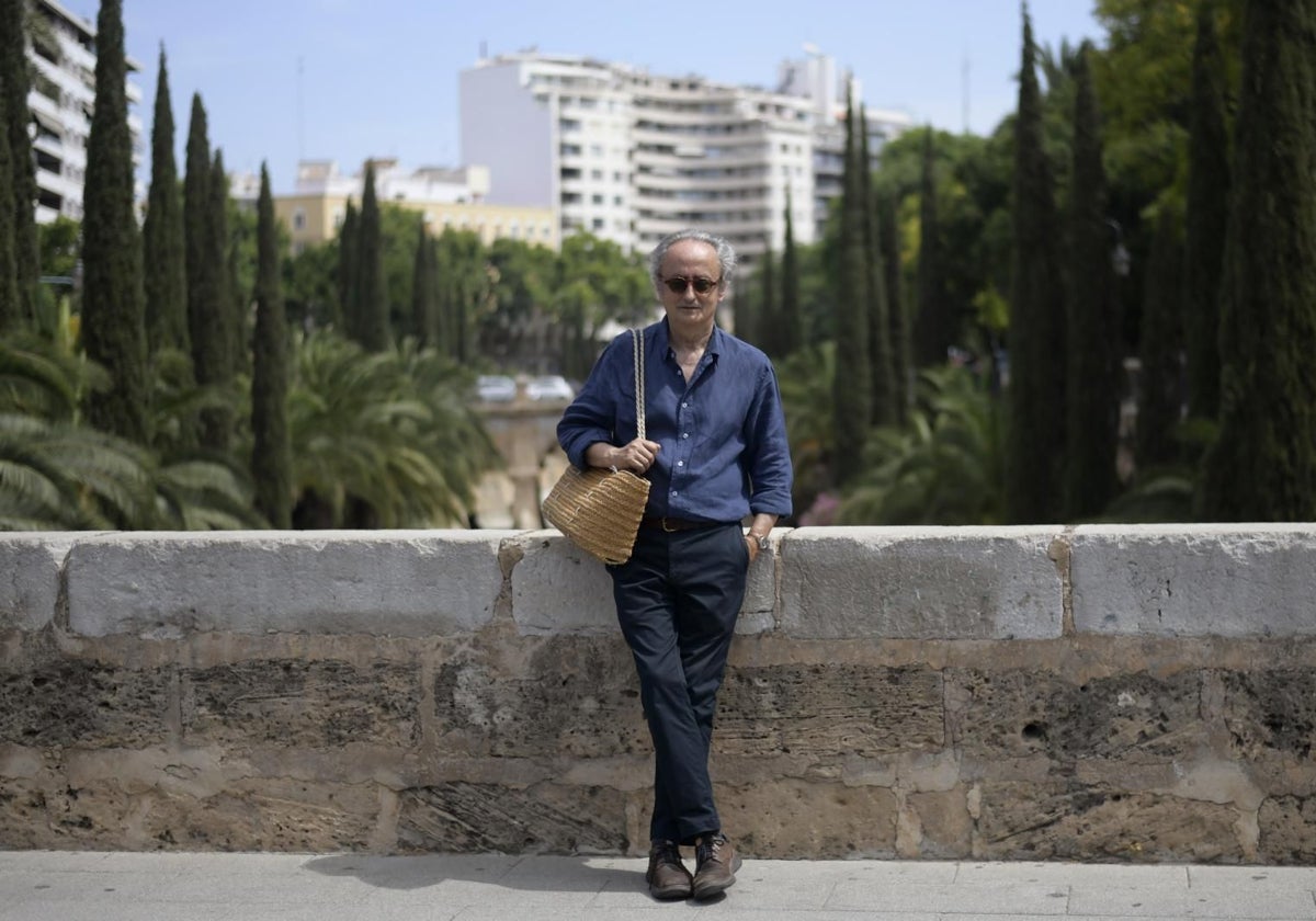 El escritor José Carlos Llop, esta semana en Palma de Mallorca.