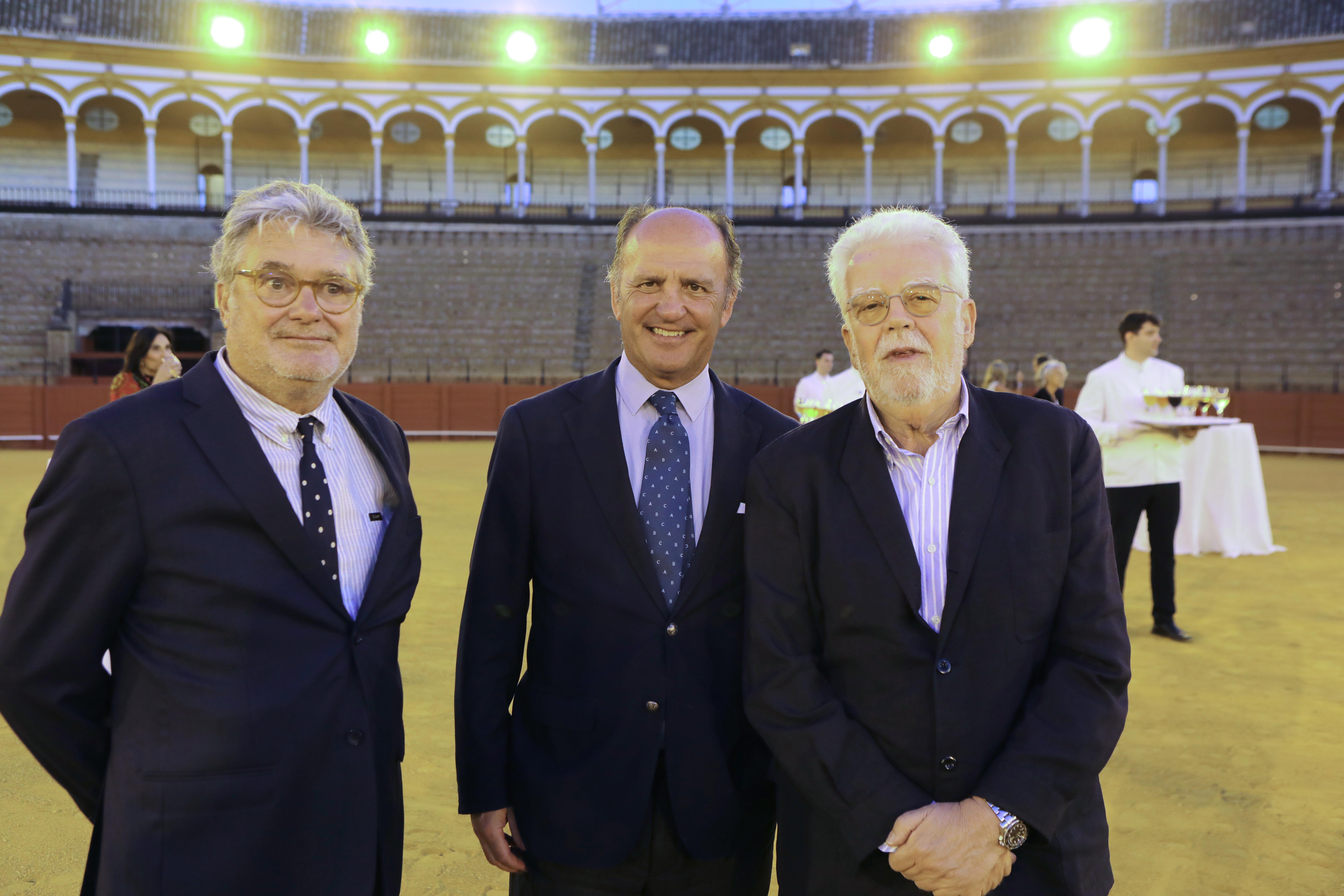 Celso Pareja, Rodrigo Molina y Ricardo Serra