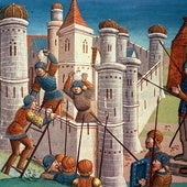 La caída de Constantinopla en 1453. Representación parisina de 1499