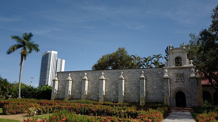 Dependencias del monasterio de Santa María de Sacramenia actualmente en Miami (Florida)