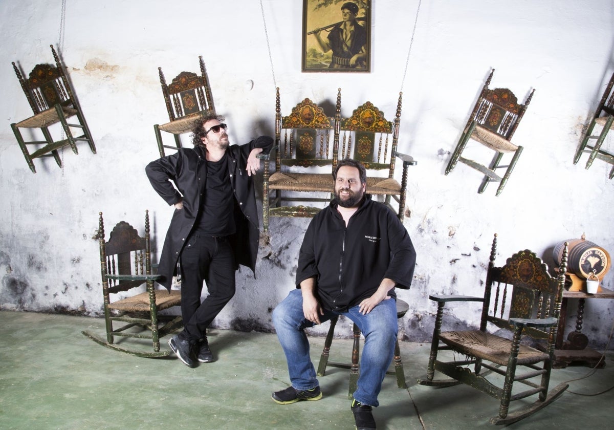 Benito (izquierda) y Pedro Jiménez, Los Voluble