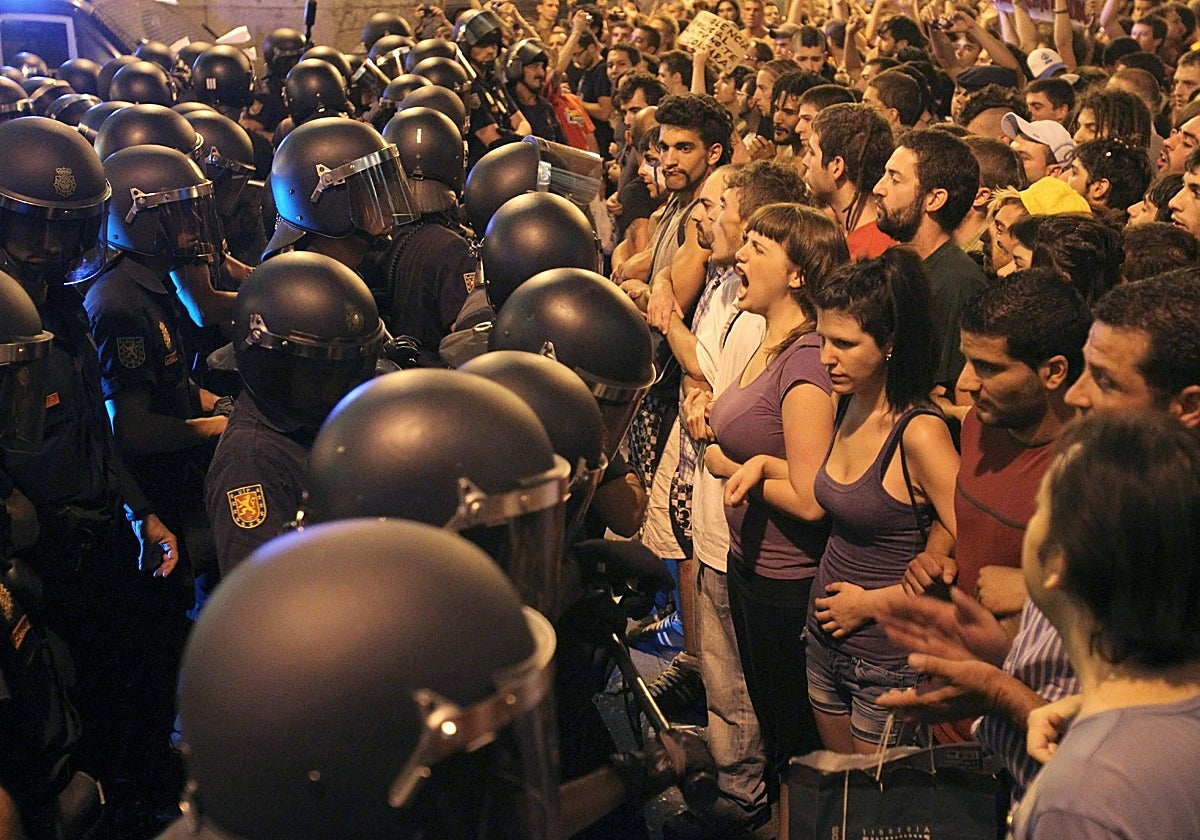 Protesta del 15M en 2011