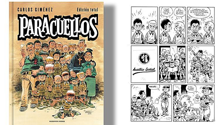 Portada y página de 'Paracuellos'