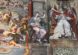 El testamento espiritual de Rafael: dos pinturas inéditas salen a la luz tras la restauración de la Sala de Constantino