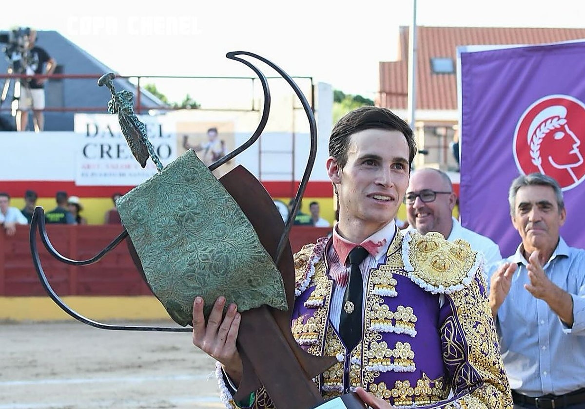 Sergio Rodríguez con el premio