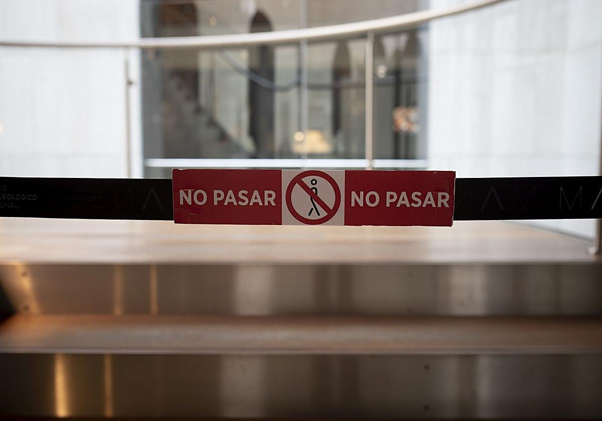 Cierres en el Museo Arqueológico (foto de 2022)