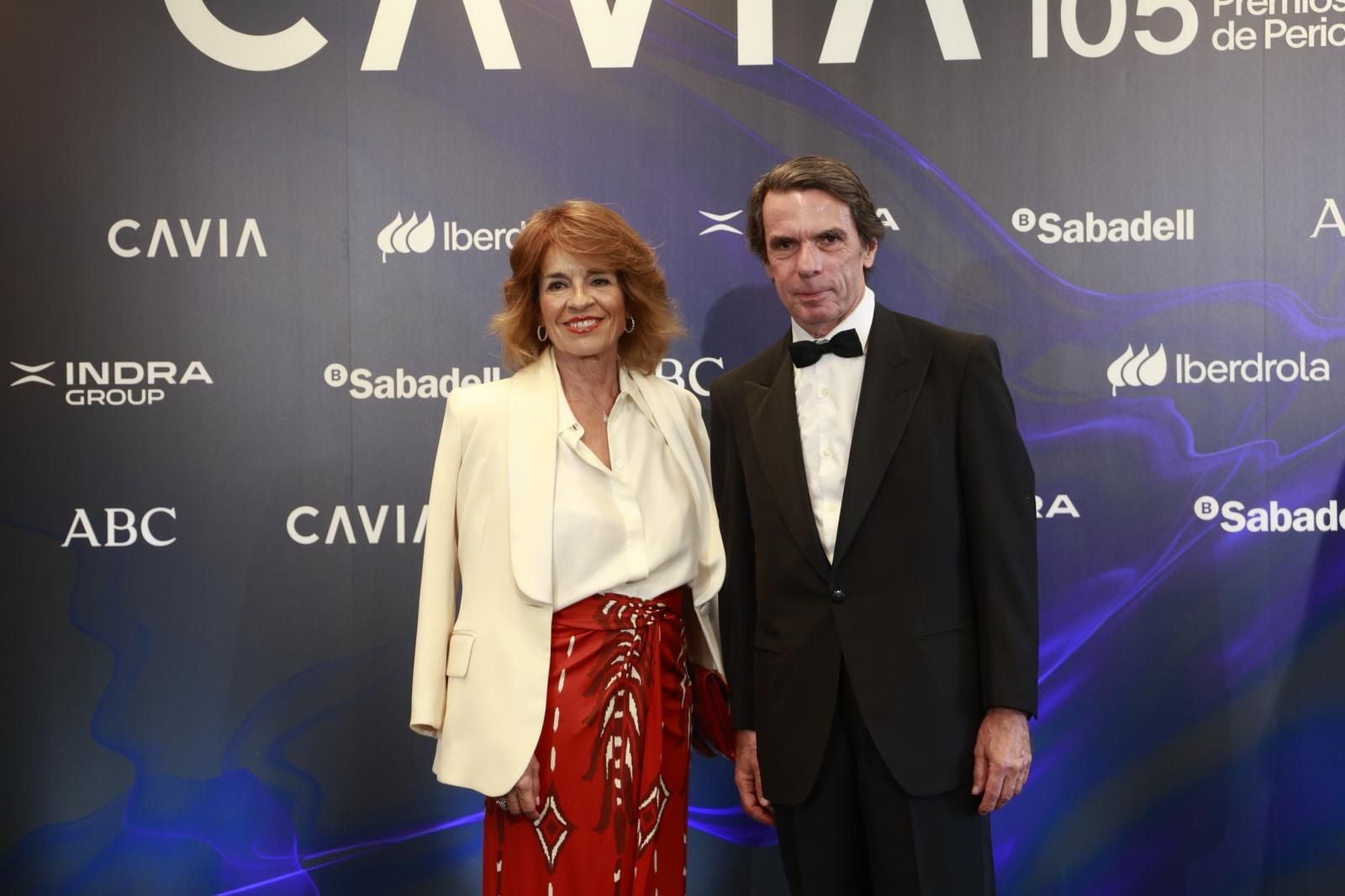 Ana Botella y José María Aznar, expresidente del Gobierno