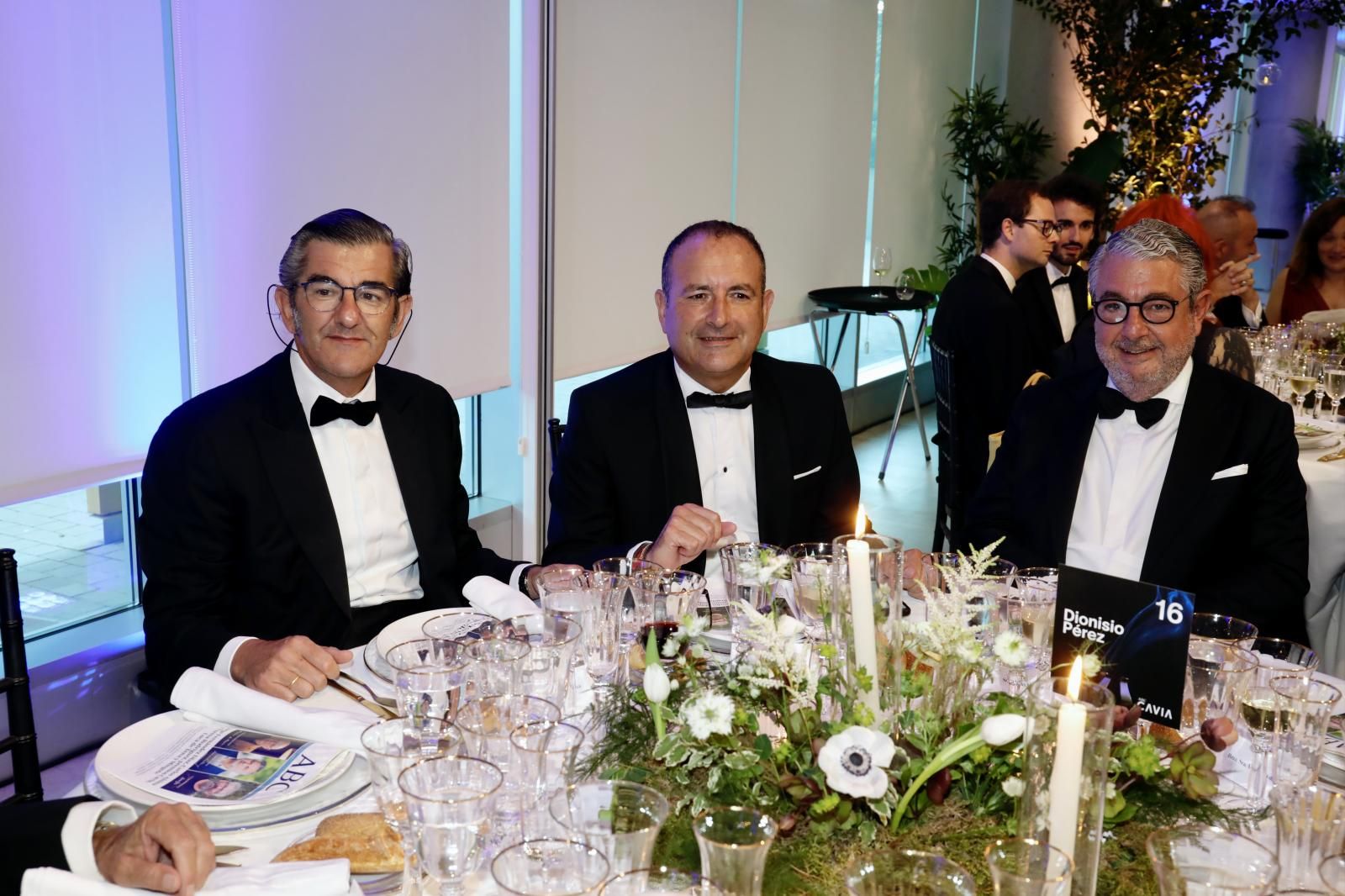 Juan Abarca Cidón, presidente HM Hospitales; Manuel Castillo, director del diario 'Sur', y Félix Puebla Linares, director general de Aproafa