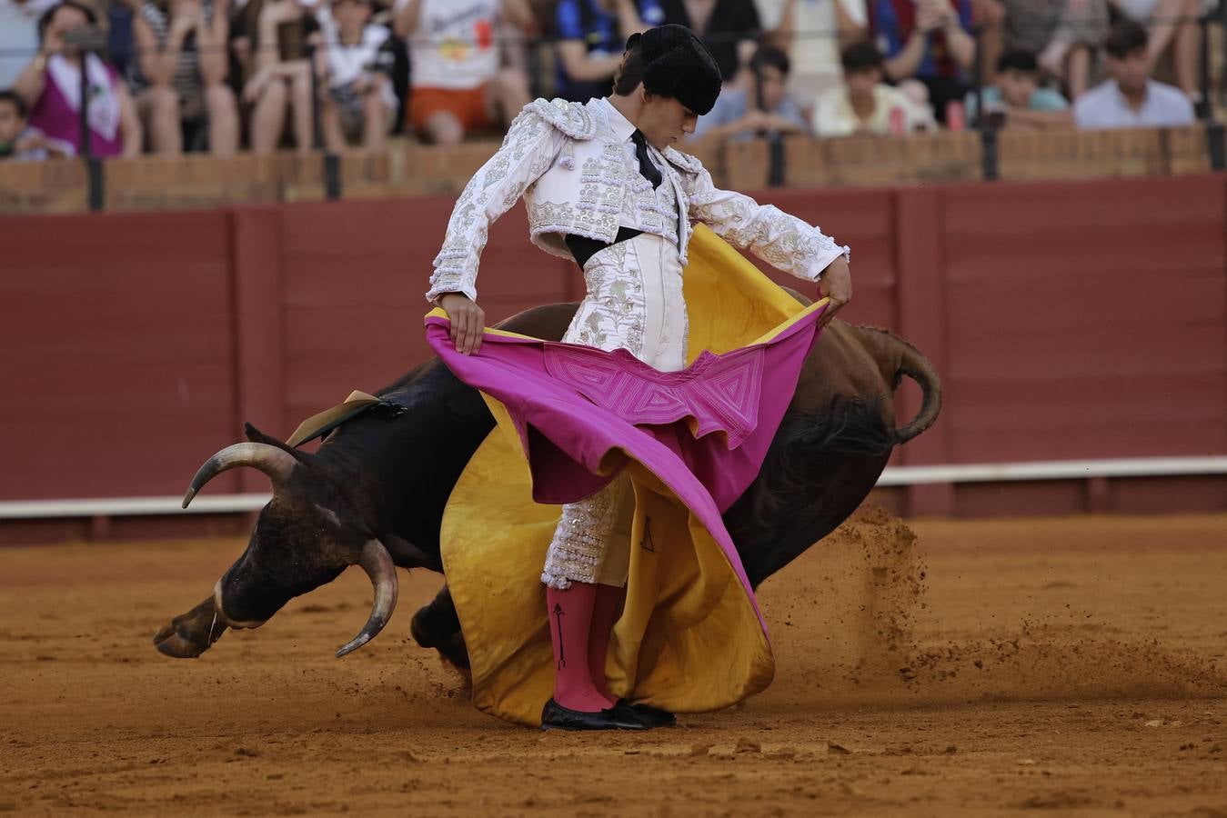 Manuel Quintana, de la Escuela Círculo Taurino de Córdoba, vuelta tras petición de oreja