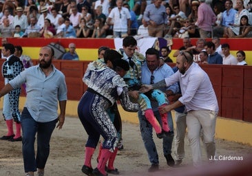 Cornada muy grave a Sergio Rollón, trasladado en helicóptero hasta el hospital