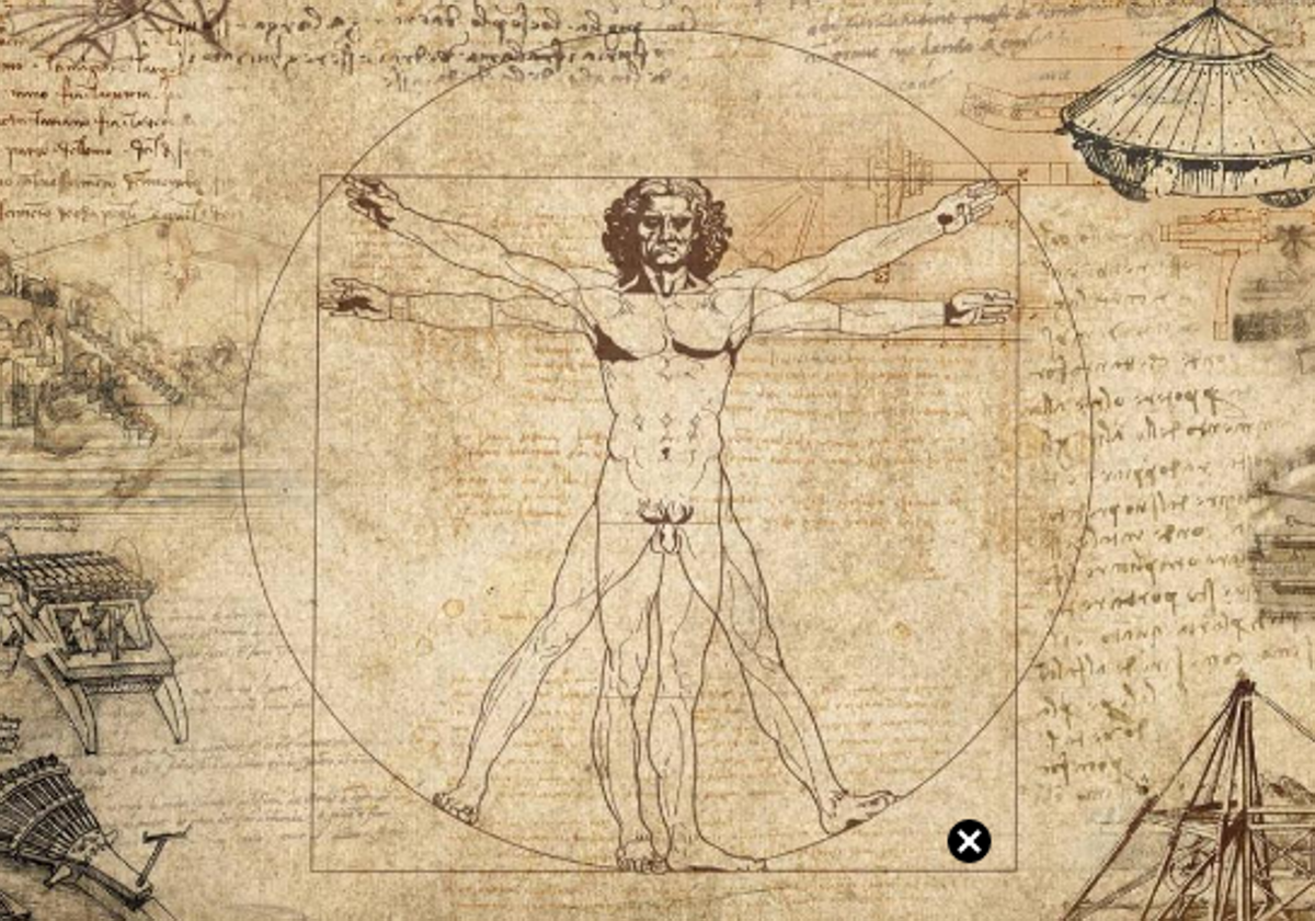 El Hombre de Vitruvio ha generado numerosas hipótesis