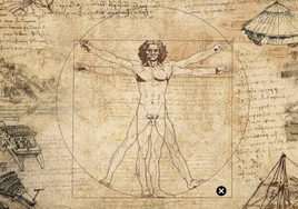 Una nueva hipótesis pretende resolver un enigma «oculto a plena vista» del 'Hombre de Vitruvio' de Leonardo da Vinci