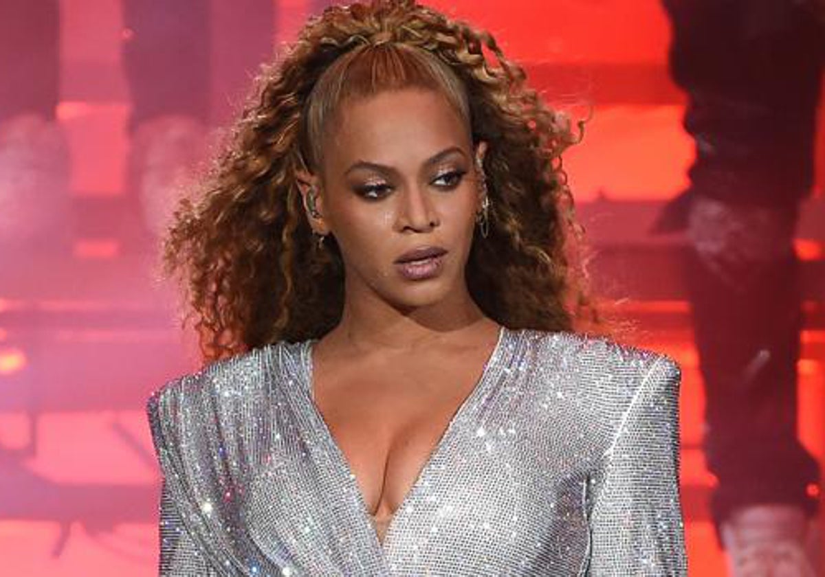 Beyoncé durante un concierto