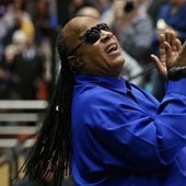 Stevie Wonder durante un concierto