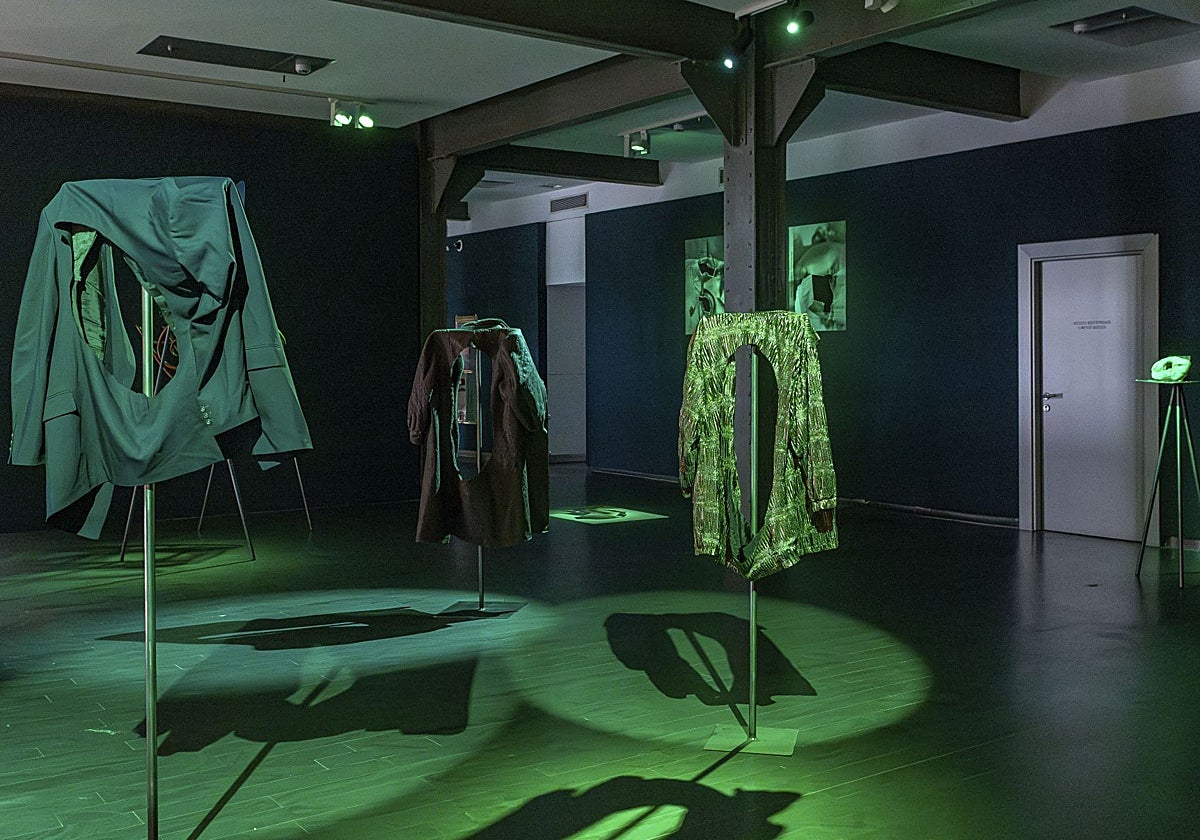 Obras de Núria Fuster de la muestra 'Tres experiencias formales'