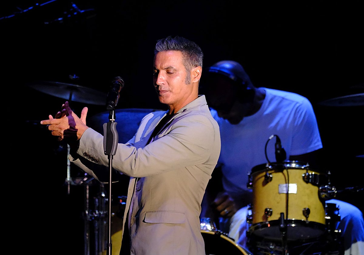 Pitingo durante su concierto en Jerez